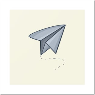 Paper Plane Posters and Art